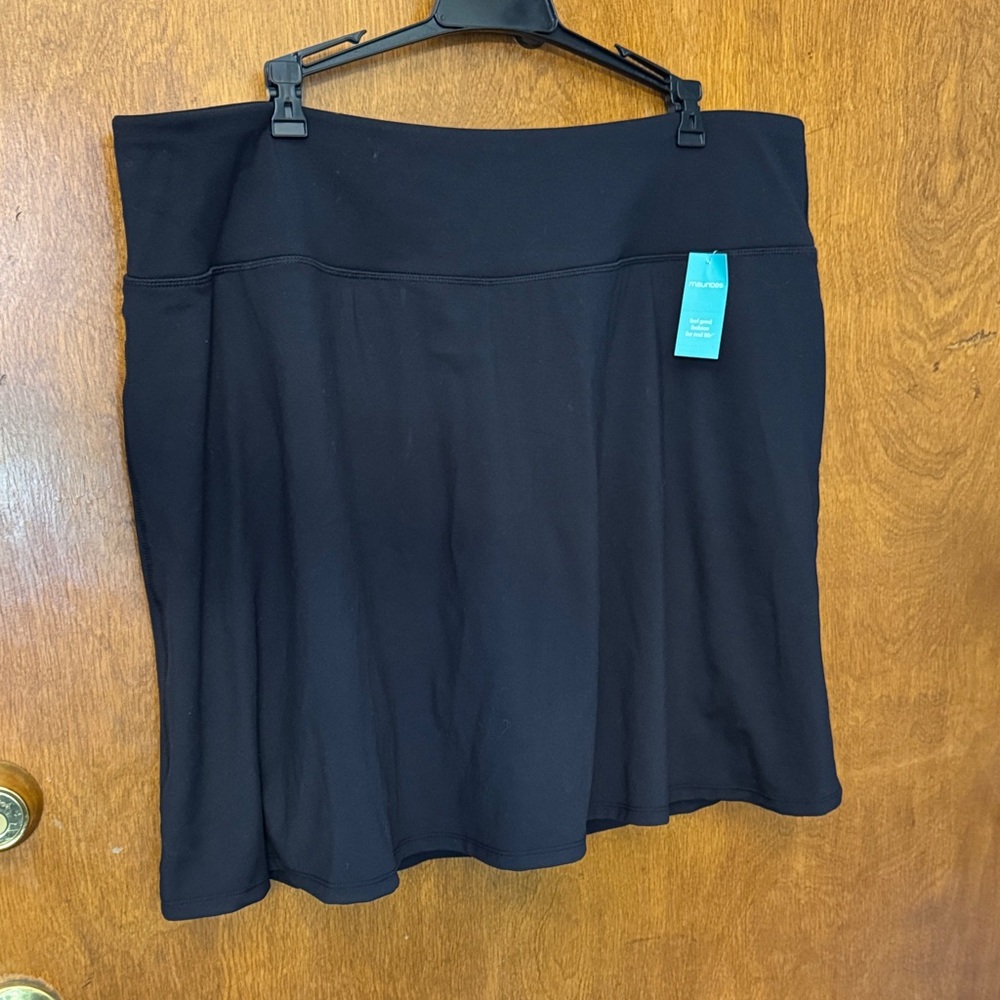 Maurices Black Skater Skirt